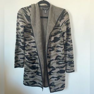 Rachel Zoe Long Cardigan with hood AND pockets!!! - Size XS